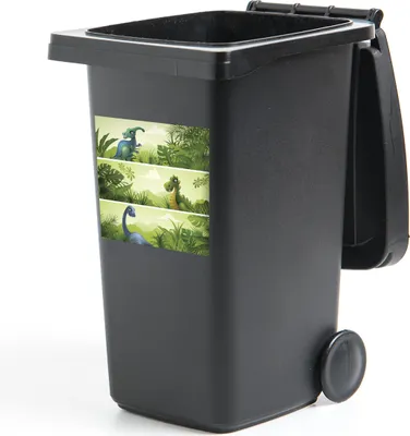 Produktbild von MuchoWow® - Abfall-Aufkleber - Container - für Abfallcontainer