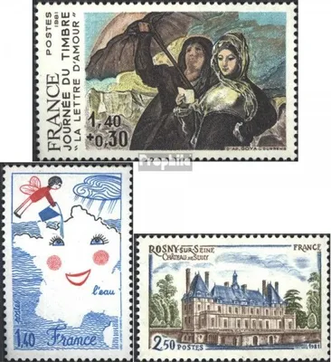 Produktbild von Briefmarken Frankreich 1981 Mi 2249,2250,2251 (kompl.Ausg.) gestempelt Philatelie