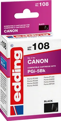 Immagine prodotto di cartuccia d'inchiostro EDD-108 nero Canon PGI-5BK