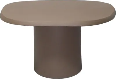 Produktbild von Couchtisch aus Metall – Taupe – ZINARA