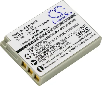 Immagine prodotto di TECHTEK Batteria compatibile con [Fujifilm] FinePix F440, Finepix F440 Zoom, FinePix F450, Finepix F450 Zoom sostituisce NP-30