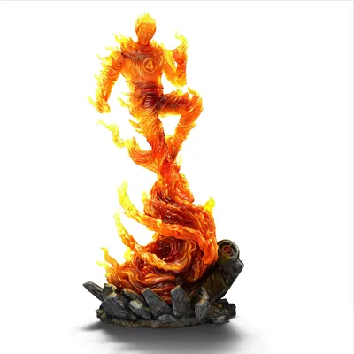 Produktbild von Fantastic Four Art Scale Statue 1/10 Human Torch 30 cm