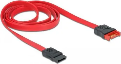 Produktbild von SATA 6 Gb/s Verlängerungskabel 100 cm, rot, 7 Pin, abwärtskompatibel