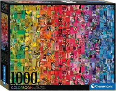 Produktbild von Clementoni Puzzle 1000el Farbe Boom Collage 39595