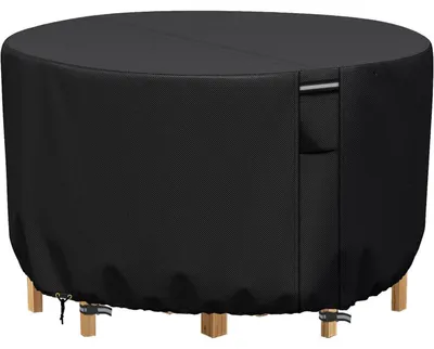 Obrázek produktu pro Ochranný kryt na zahradní nábytek, vodotěsný, rozměry 300x90 cm, materiál 600D Oxford, barva černá