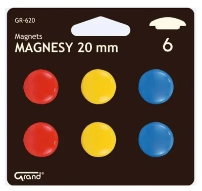 Produktbild von Starke Magnete 20mm, 6er Pack