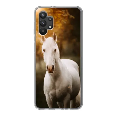 Produktbild von MuchoWow® Handyhülle Schutzhülle Hülle für Samsung Galaxy A32 5G Pferd - Licht - Sonne Silikon Softcase Handy Hülle - Softcase