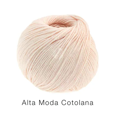 Zdjęcie produktu dla Lana Grossa ALTA MODA COTOLANA 50 g niskopilingowa przędza osnowowa z bawełną Pima i merynosami 150 m kolor 021 - brzoskwiniowy