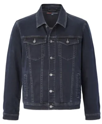 Produktbild von Paddock's Herren Jeansjacke, Denim Jacket (700756329000), Größe:M, Farbe:blue black(4701)