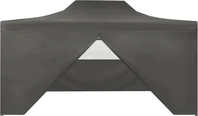 Produktbild von vidaXL Namiot składany Pop-Up z 4 ścianami bocznymi 3 x 4,5 m antracytowy