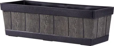 Produktbild von Blumentopf Strend Pro Woodeff, 15x47x17 cm, natural, Holz-Effekt