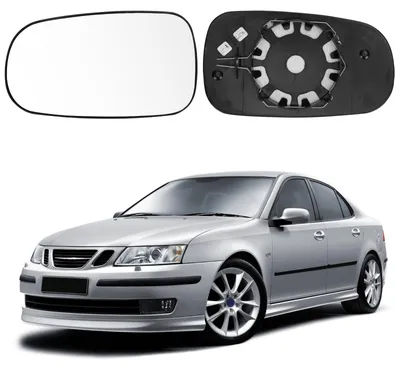 Image de Miroir de rétroviseur de remplacement pour Saab 93/95 (2003-2010)