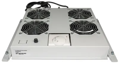 Image de INTELLINET Dachlüftereinheit für NW-Schränke 4 Lüfter Thermo