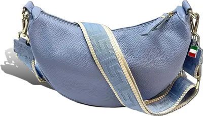 Image de Sac Florence en cuir bleu clair, sac de ville D2OTF823F