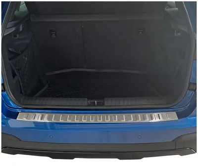 Produktbild von Ladekantenschutz mit Abkantung passend für Skoda Kamiq Facelift ab Bj. 2024-, Farbe:Silber