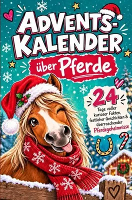 Produktbild von Adventskalender mit Pferde-Thema und 24 Überraschungen
