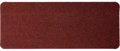 Schuhplatz POET Schuhparkplatz schmal Schmutzfangmatte Unifarben 25x60cm Kräusel Rot, Hauptbild