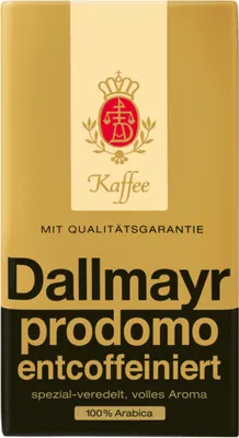 Produktbild von Dallmayr prodomo entcoffeiniert | gemahlen | 500g