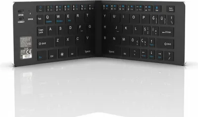 Produktbild von Inca Tastatur IBK-579BT Mini-Größe mit faltbarer Struktur, Akku layout Deutsch