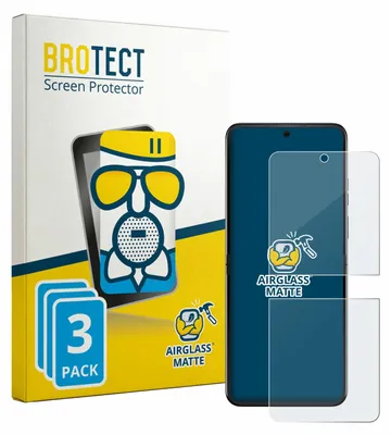 Produktbild von 3x BROTECT Entspiegelungs Schutzglas für Motorola Razr 70 Schutzfolie Panzer Folie Glas Display Schutz matt