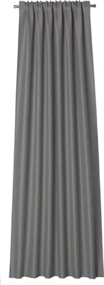 Produktbild von Neutex Schal mit Schlaufenband unten gesäumt Linessa H x B 245 x 137 cm grau