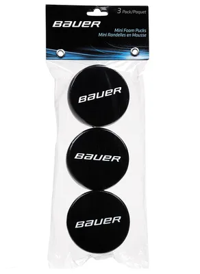 Produktbild von Bauer Schaumstoffpuck mini 3 Stück Bauer, Eishockeypuck 54mm