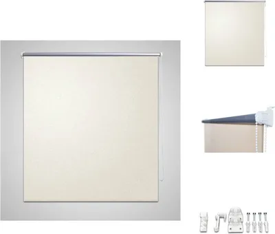 Obrázek produktu pro Zatemňovací roleta 140 x 230 cm krémová - Žaluzie a rolety