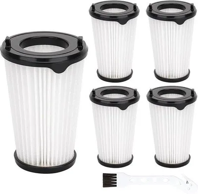 Zdjęcie produktu dla Zestaw 5 filtrów HEPA do odkurzaczy – zmywalne – 5 sztuk – zestaw