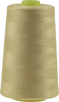 4572m Polyester Overlock Garn zartes dunkelbeige
