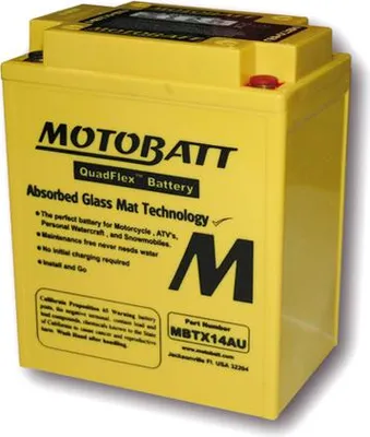 Produktbild von Akku MBTX14AU 12V 16,5Ah, wartungsfrei, 4-polig, L135xB90xH168mm