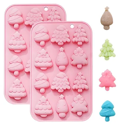 Produktbild von Weihnachtsbaum Silikonform für Süßigkeiten BG123