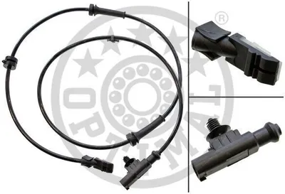 Produktbild von OPTIMAL ABS Sensor Raddrehzahl Vorne für NISSAN MICRA III (K12) 06-S213