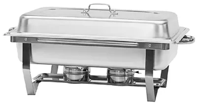 Produktbild von Gastro Speisewärmer GN 1/1 – Robuster Edelstahl Chafing Dish, stapelbar
