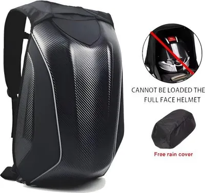 Produktbild von CarryQuest® - Motorradrucksack Hardshell 30L wasserfest grau