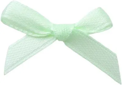 Immagine prodotto di 100 pezzi di mini nastri di raso - piccoli fiocchi di raso per il fai da te e le confezioni regalo - nastro di raso decorativo per biglietti di Natale