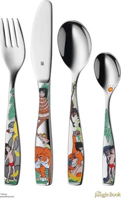 Produktbild von WMF Kinderbesteck-Set 4-teilig Dschungelbuch