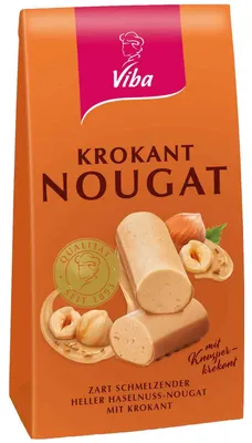Produktbild von Viba Nougat Krokant Minis 100g
