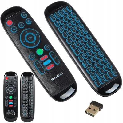 Produktbild von Tastatur-Fernbedienung Membran 3in1 Smart TV PC Air Mouse Bewegungsmouse