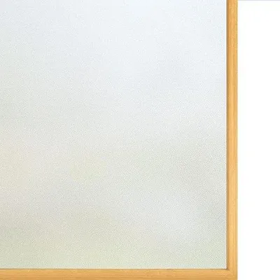Produktbild von Selbstklebende Fensterfolie - Opaque Fensterfolie - Selbstklebend mit Matt-Effekt - UV-schützende Fensterfolie - 90x200cm - Selbstklebend - Ondurchsichtig - Matt-Effekt - Für Wohnzimmer, Schlafzimmer, Büros und Küchen - Weiss