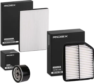 Produktbild von RIDEX Filterset Inspektionspaket Filtersatz für SUZUKI Grand Vitara II SUV (JT, TE, TD)