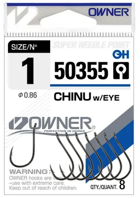 Obrázek produktu pro Owner Háčky s Očkem 50355 3/0 - 5ks