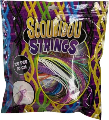Produktbild von Scoubidou-Knüpfschnüre 80 cm, 100 Stück.