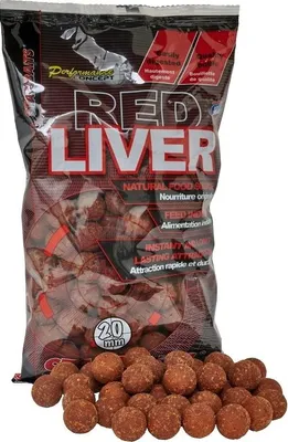 Obrázek produktu pro Starbaits Boilie Red Liver 200g 20mm