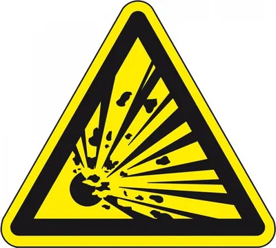 Produktbild von Dreifke® Aufkleber I Warnschild Warnung vor explosionsgefährlichen Stoffen, F...