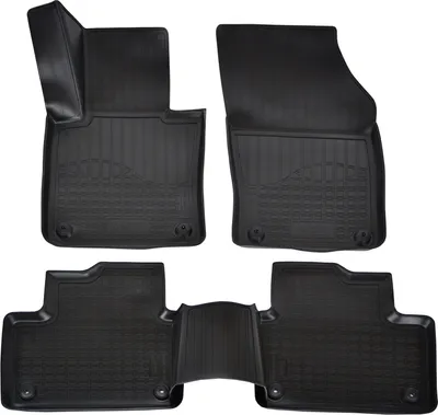 Produktbild von NORM LINERS | 3D Gummimatten Auto Matten Fussmatten Kompatibel mit Volvo S60 ab 2018 5tlg, Individuelle Passform mit Hohem Rand cca 4-5cm, Allwetter,