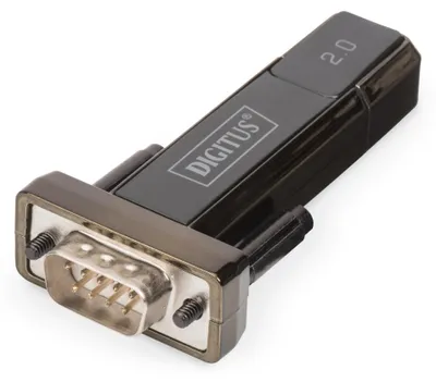 Zdjęcie produktu dla Digitus DA-70156, USB 2.0, D-Sub 9 Male, Czarny