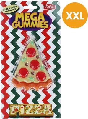 Produktbild von Felko Mega Gummies Pizza 120g