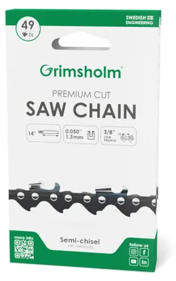 Zdjęcie produktu dla Łańcuch do piły 49 ogniw, rozstaw 3/8 cala, grubość ogniwa 1,3 mm