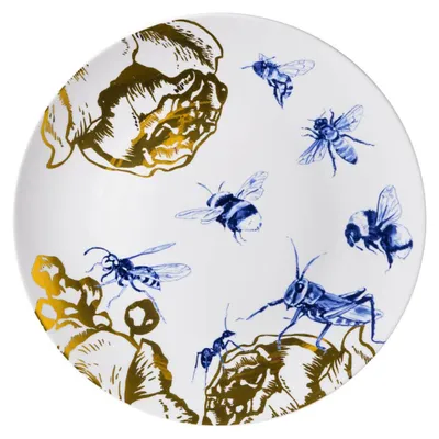 Produktbild von Heinen Delfts Blauw – Wandteller Insecten kleine beestjes