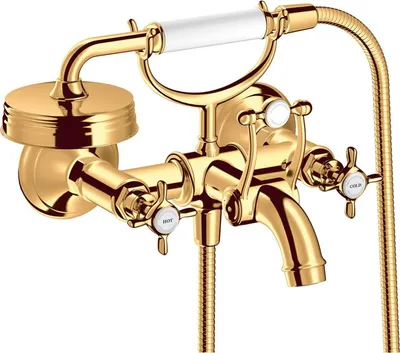 Immagine prodotto di hansgrohe AXOR Montreux Mitigeur bain à 2 poignées pour montage apparent, 16540990, 16540990
